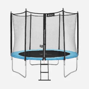 Trampoline Funni Blue 300 + Echelle BLEU
